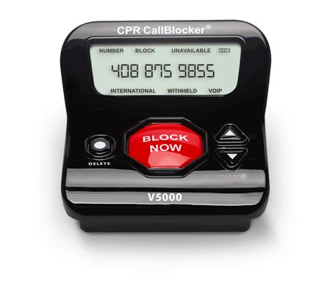 CPR Call Blocker Button Blocking Reader