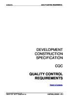 CQC, Quality Control Manual, Water Tanks Ebook Doc