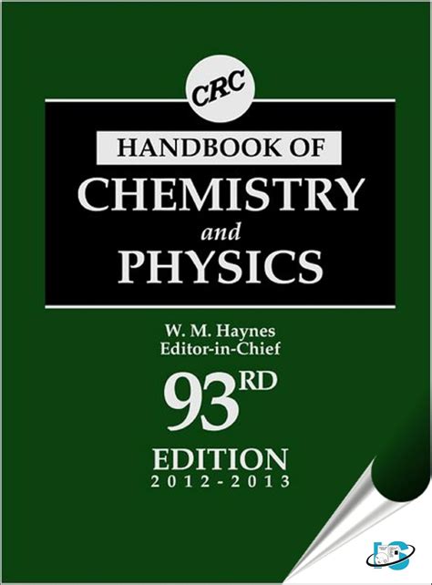 CRC HANDBOOK OF CHEMISTRY AND PHYSICS 93RD EDITION Ebook Doc