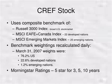 CREF Stock: 10,000+ Profit-Generating Insights