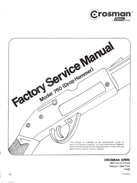 CROSMAN 760 PUMPMASTER MANUAL Ebook Doc