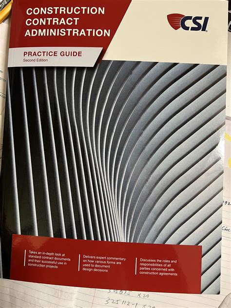 CSI Contract Administration Practice Guide Reader