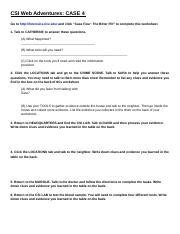 CSI Web Adventures: CASE 4 - 8th Grade Physical Science Ebook Reader