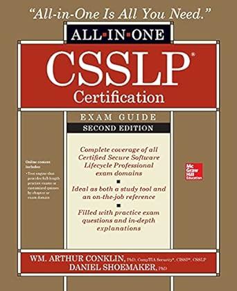 CSSLP Certification All-in-One Exam Guide Reader