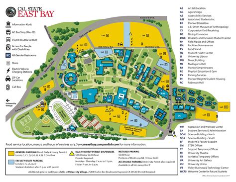 CSU East Bay Map: A Comprehensive Guide to Campus Grounds