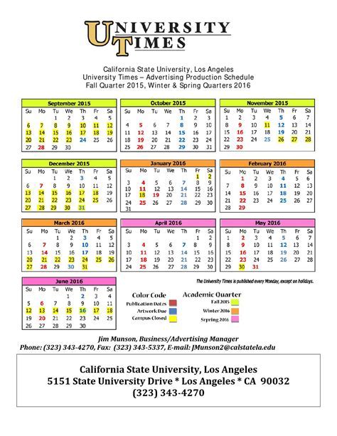 CSU Global Calendar: A Comprehensive Guide to Scheduling Your Academic Journey