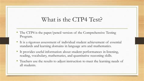 CTP4 TEST SAMPLE Ebook Epub