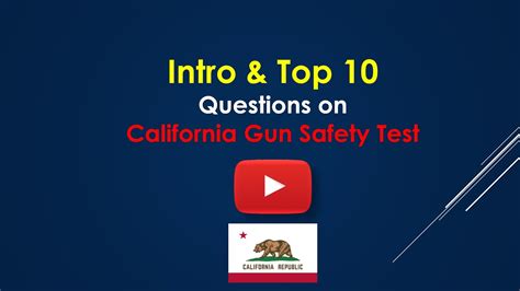 Ca Handgun Safety Test Answers Epub