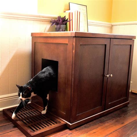 Cabinet litter boxes: