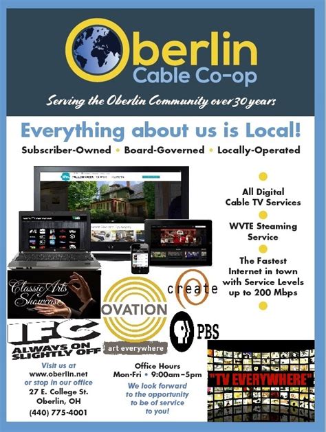 Cable Co-op Oberlin: Empowering the Community through High-Speed Internet and Local Control