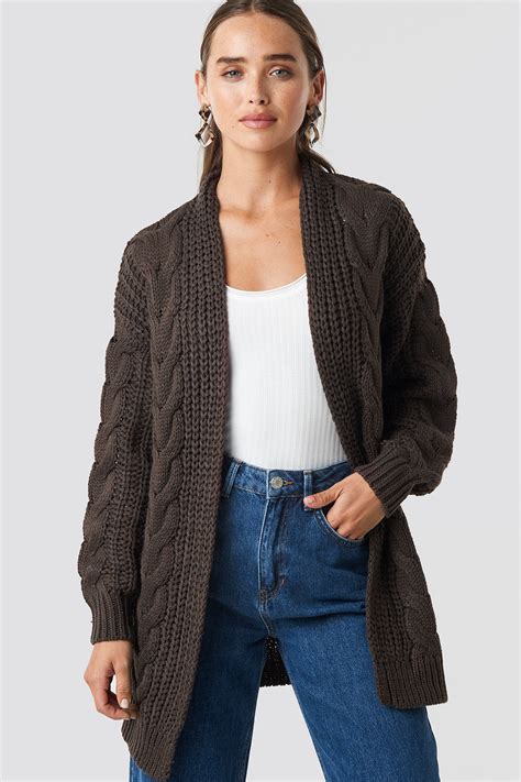 Cable Knit Cardigan: