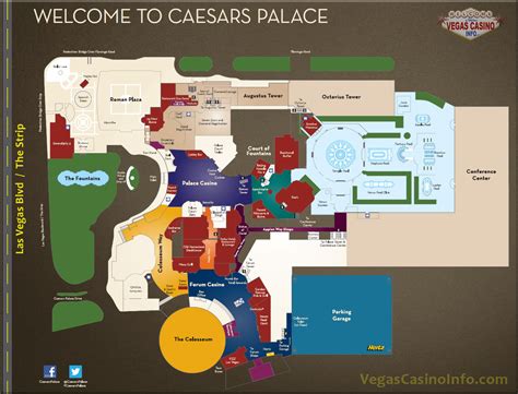 Caesars Palace Tower Map: Explore the Iconic Las Vegas Resort