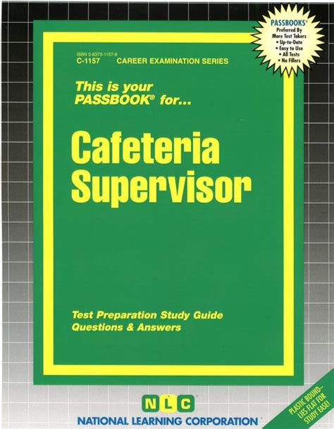 Cafeteria SupervisorPassbooks Reader