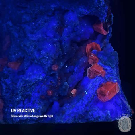 Calcite's UV fluorescence is caused by the presence of impurities.