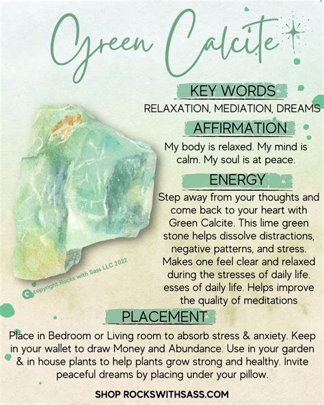 Calcite Crystal Green: A Stone with Unmatched Healing and Spiritual Powers