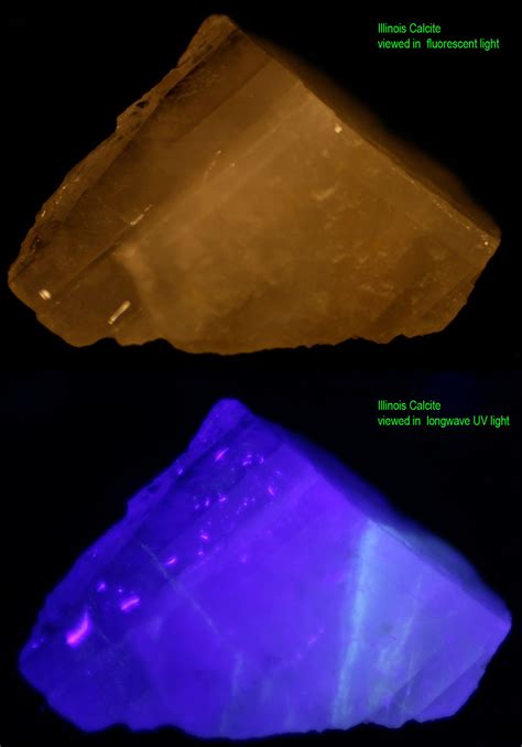 Calcite Under UV Light: Unveiling Hidden Luminosity and Practical Applications