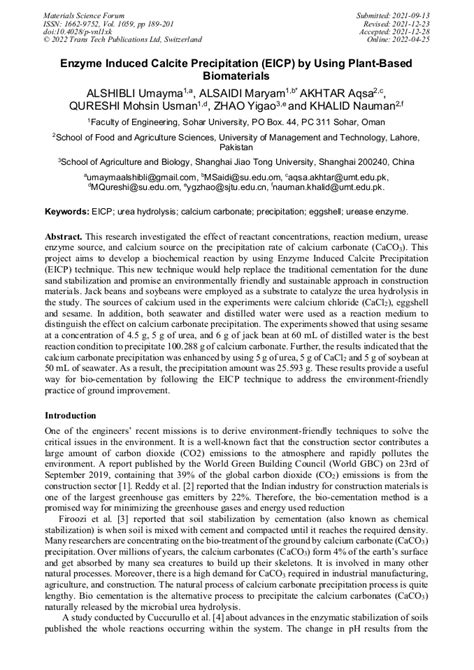 Calcite-based Biomaterials: