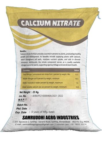 Calcium Nitrate Fertilizer: The Miracle Nutrient for Enhancing Crop Yield