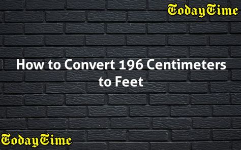 Calculate Centimeters to Feet: A Comprehensive Guide