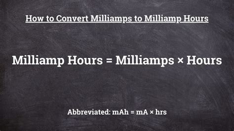 Calculate Milliamp Hours: The Ultimate Guide to mAh and Battery Life