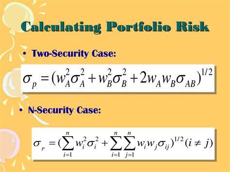 Calculating Portfolio Risk