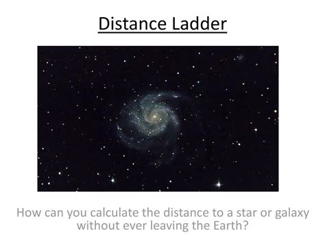 Calculating the distance to stars and galaxies