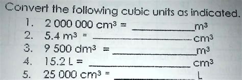 Calculations for Converting nm³ to cm³