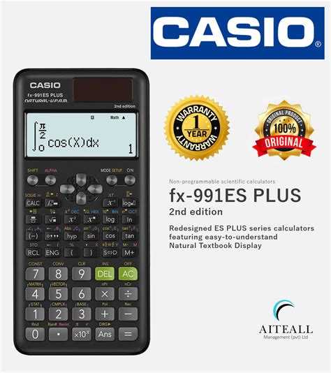 Calculator FX-991ES Plus: Your Mathematical Mastermind