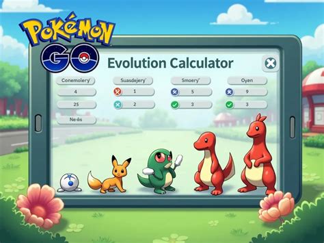 Calculator Pokémon GO Evolution: Master the Math of Character Growth