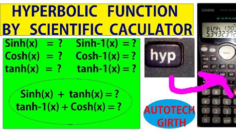 Calculator Sinh: Unlocking the Secrets of Hyperbolic Functions