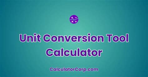 Calculator Unit Converter: The Ultimate Tool for Effortless Conversions