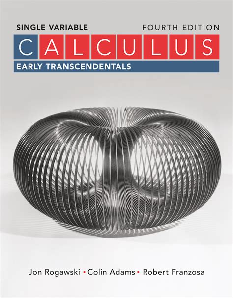 Calculus, Early Transcendentals, Single Variable (Cloth) &am Epub