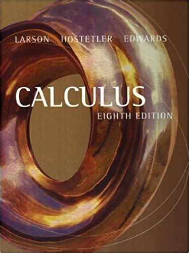 Calculus 8th Edition Larson Hostetler Edwards Solutions Online Reader