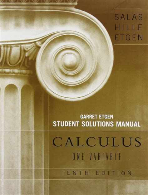 Calculus 9th Salas Solutions Manual Reader