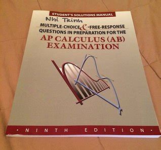 Calculus Ab Examination Ii Ninth Edition Solutions Doc