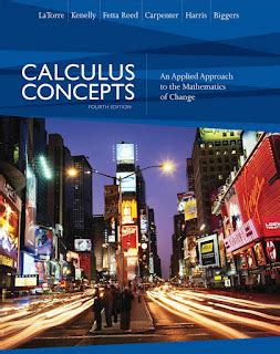 Calculus Concepts - An Applied Approach to the Mathematics of Change PDF