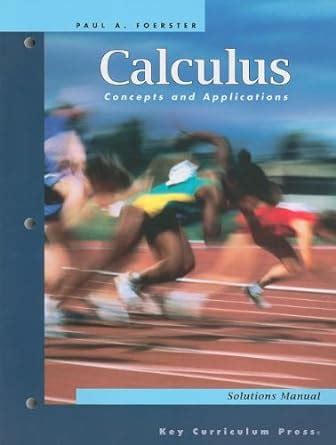 Calculus Concepts And Applications Solutions Kindle Editon