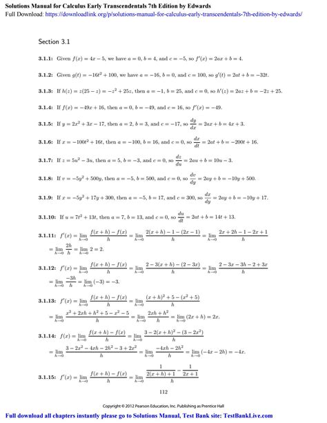 Calculus Early Transcendentals 7e Solutions Epub