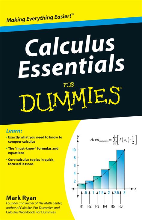 Calculus Essentials For Dummies (For Dummies (Math & Science)) PDF