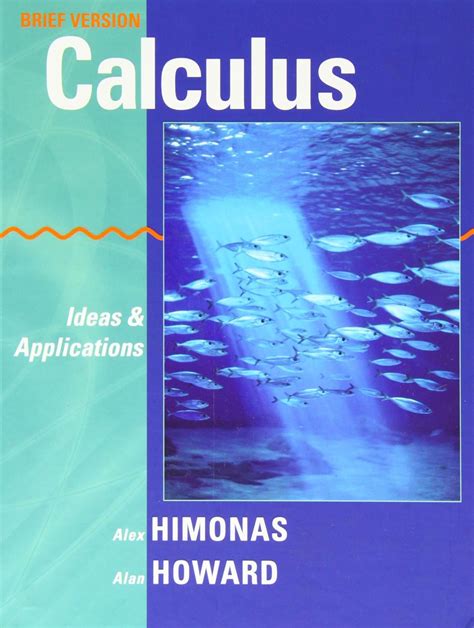 Calculus Ideas and Applications Reader