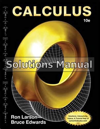 Calculus Larson 10th Edition Solutions Doc