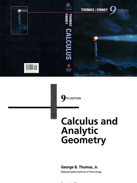 Calculus and Analytical Geometry Kindle Editon