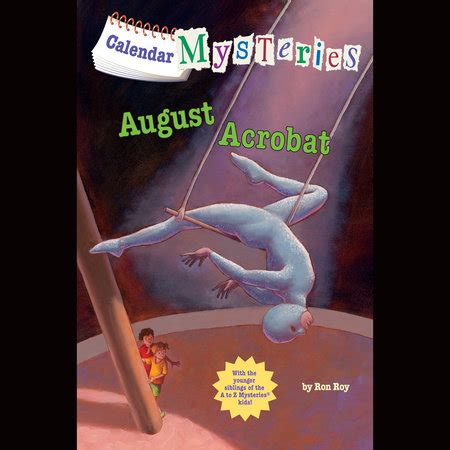Calendar Mysteries 8 August Acrobat