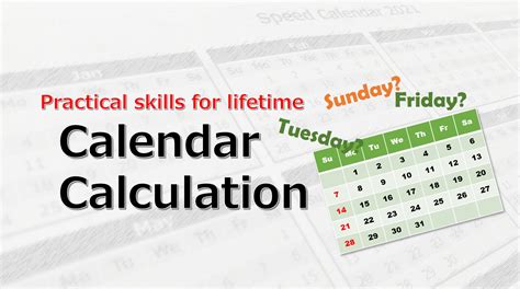 Calendar calculation: