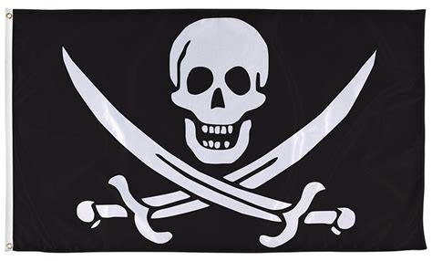 Calico Jack: The Notorious Pirate with a 3 Skulls and Crossbones Flag