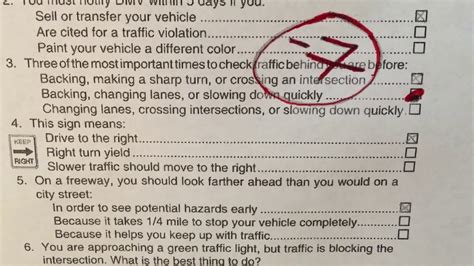 California Driving Test Question Answers Reader