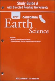 California Earth Science Answers Doc