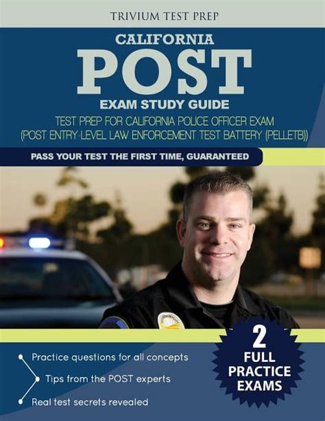 California POST Exam Study Guide Test Prep for California Police Officer Exam Post Entry-Level Law Enforcement Test Battery PELLETB Kindle Editon