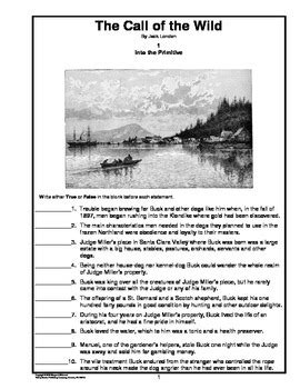 Call Of The Wild Study Guide Answers Epub