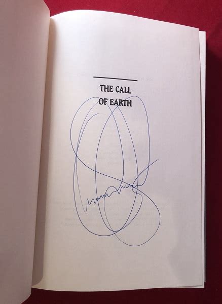 Call of Earth Signed 1ST Edition Homecoming 2 Reader